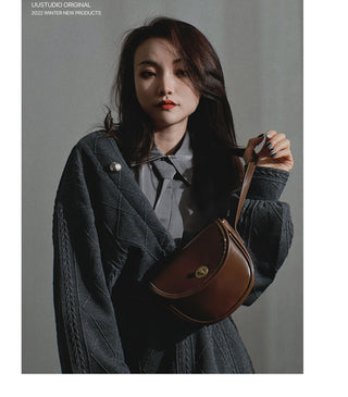 Vintage Saddle Messenger Bag