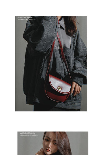 Vintage Saddle Messenger Bag