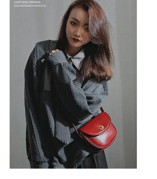 Vintage Saddle Messenger Bag