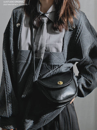 Vintage Saddle Messenger Bag