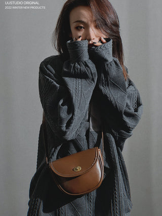Vintage Saddle Messenger Bag