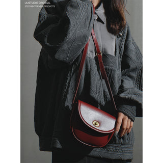 Vintage Saddle Messenger Bag