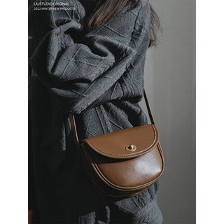 Vintage Saddle Messenger Bag