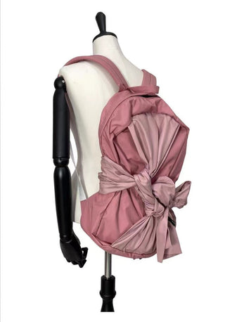 bow knotted backpack