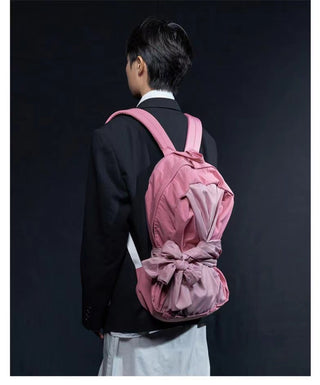 bow knotted backpack