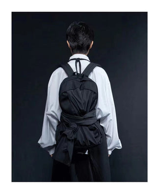 bow knotted backpack