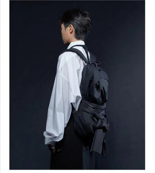 bow knotted backpack