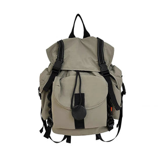 pleated nylon backpack