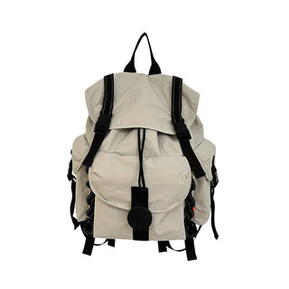 pleated nylon backpack