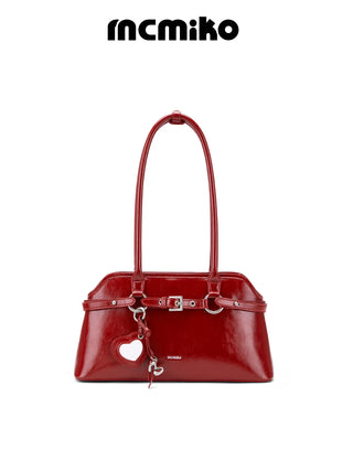 red wedding bag
