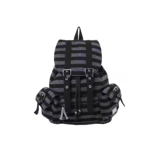 vintage stripe backpack