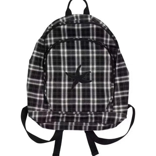 starfish checked backpack