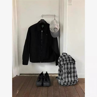 starfish checked backpack