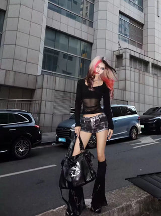 rivet crossbody backpack