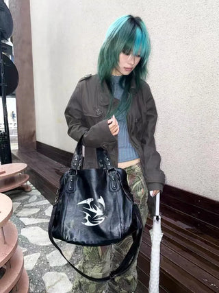 rivet crossbody backpack