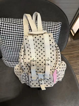 polka dot backpack