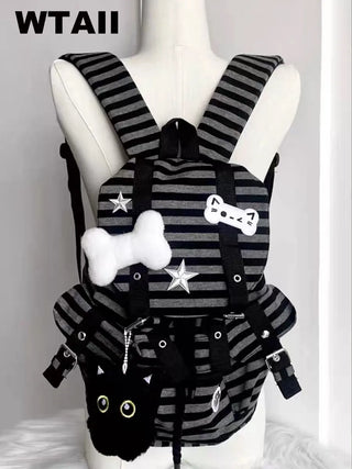 striped sweet backpack