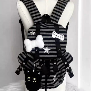 striped sweet backpack