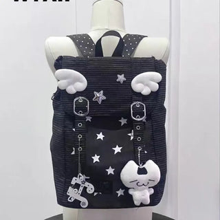 striped sweet backpack