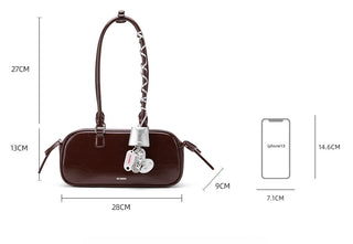 butterfly leather handbag
