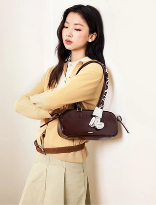 butterfly leather handbag