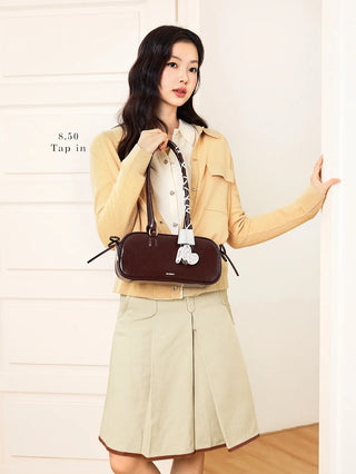 butterfly leather handbag