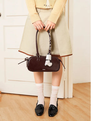 butterfly leather handbag