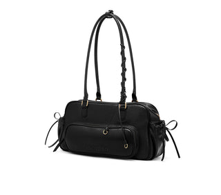 cowhide underarm bag