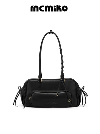 cowhide underarm bag