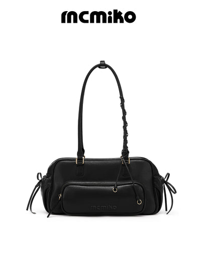 cowhide underarm bag