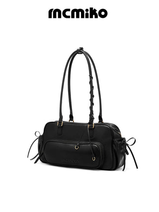 cowhide underarm bag