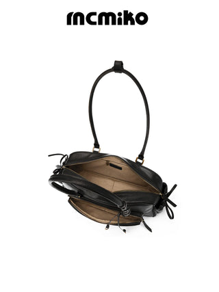 cowhide underarm bag