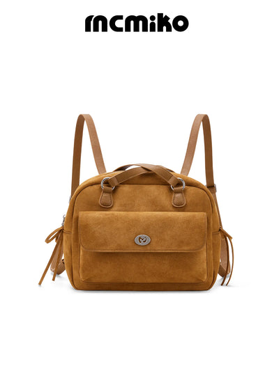 leather backpack