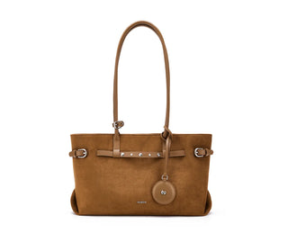 cowhide baguette bag