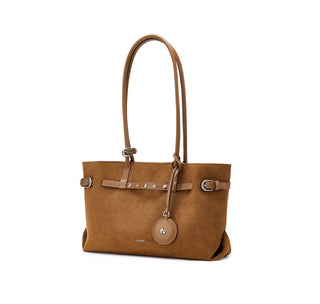 cowhide baguette bag