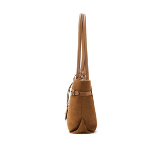 cowhide baguette bag