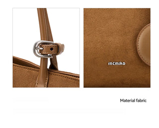 cowhide baguette bag