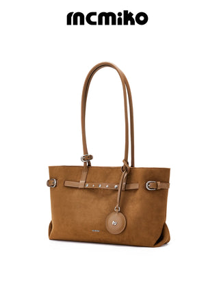 cowhide baguette bag