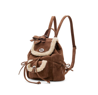 velvet small backpack