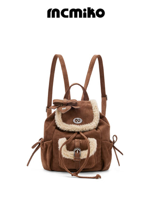 velvet small backpack