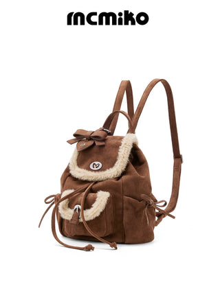 velvet small backpack