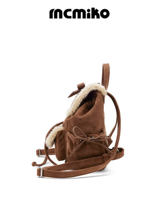 velvet small backpack