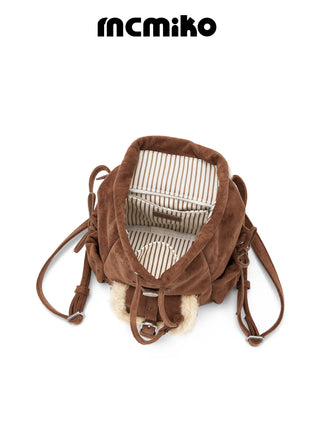 velvet small backpack