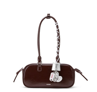 cowhide shoulder bag