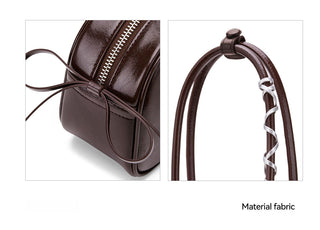 cowhide shoulder bag