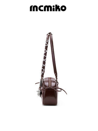 cowhide shoulder bag