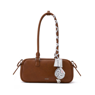 cowhide shoulder bag