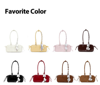 cowhide shoulder bag