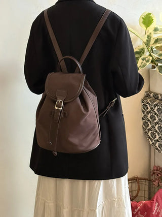 drawstring nylon backpack