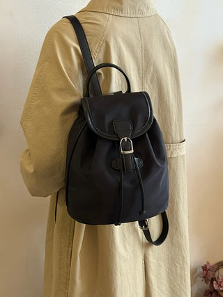 drawstring nylon backpack